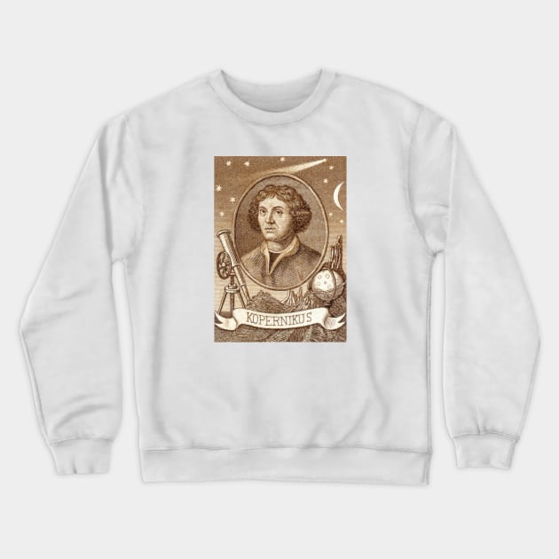 Nicolaus Copernicus Crewneck Sweatshirt by historicimage